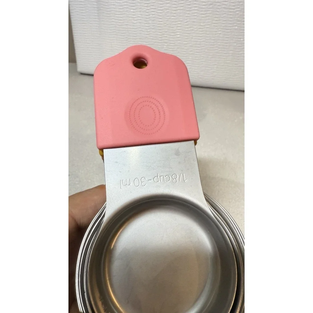 Stainless Steel Magnetic‎ Stackable Collapsible Measuring Cup Set, Set Of 7